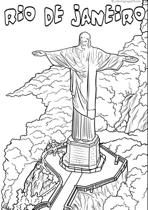 brazil  coloring pages