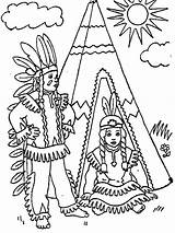 Indianer Ausmalbilder sketch template