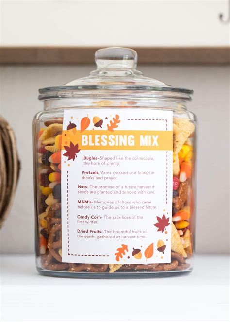 easy thanksgiving blessing mix   printable  heart naptime