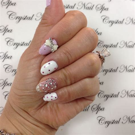pin  crystal spa  crystal nails  burlington crystal nails nail
