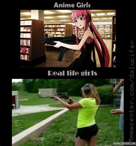 Anime Girls Vs Real Girls By Recyclebin Meme Center