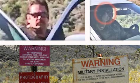watch mystery of alien space crafts filmed regularly in desert near top secret area 51