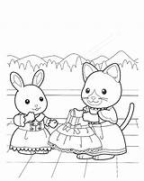 Sylvanian sketch template