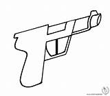 Pistola Armi Stampare Fucili Disegnidacolorareonline sketch template
