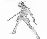 Dead Redemption Red Characters Coloring Pages John Template sketch template