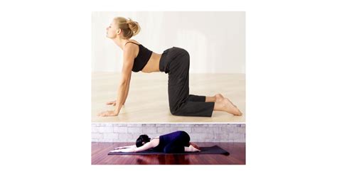 stretches for sore lower back popsugar fitness