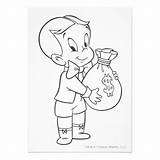 Rich Richie Money Cartoon Coloring Tattoo Bag Monopoly Journal Sketch Tattoos Drawing Drawings Man Cartoons Character Sketches Bullet Pages Characters sketch template