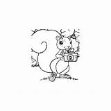 Sammy Squirrel Wolf Great Lodge Kids Coloring sketch template