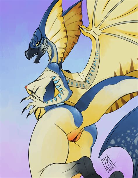 rule 34 2018 anthro ass breasts capcom dragon female