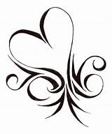 Tattoos Tribal Heart Tattoo Designs Drawing sketch template