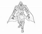 Doom Coloringhome Cool Villain Protagonist sketch template