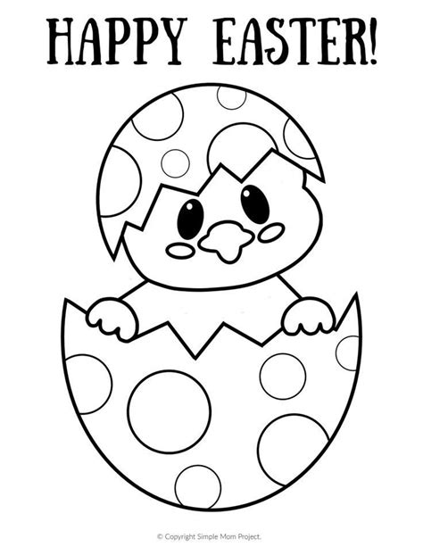 printable easter coloring pages  toddlers info