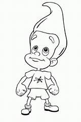 Jimmy Neutron Coloring Pages Sketch Cartoon Children Drawings Cartoonbucket Characters Kids Funny Color Clipart Book Sketches Gif Cartoons Choose Board sketch template