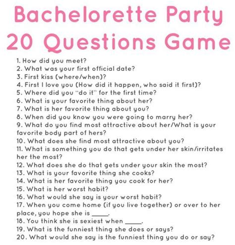 20 questions for a bachelorette party so fun via meals and moves my version of 27 dresses