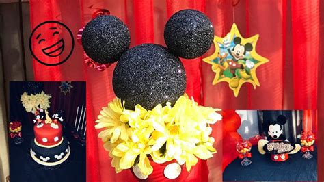 mickey mouse party decorations dollar tree youtube
