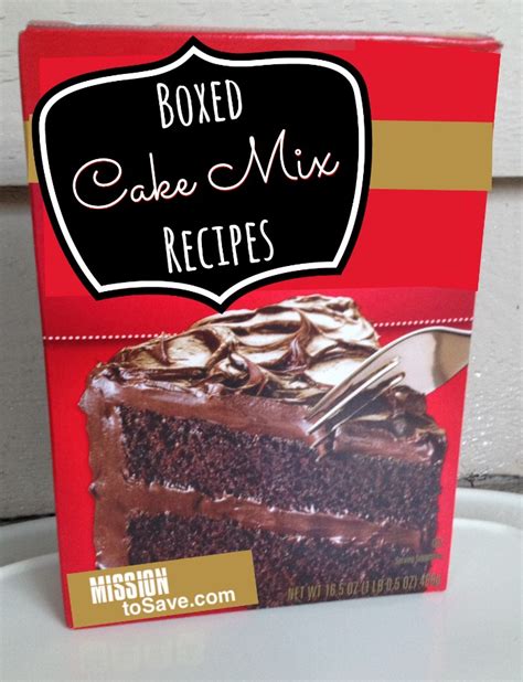 boxed cake mix recipes roundup mission  save