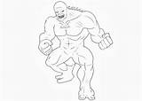 Abomination Coloring Pages Superhero sketch template