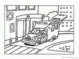 Coloring Color Ambulance Pages Popular sketch template