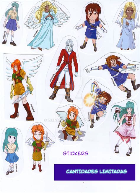 Angel Guardian Stickers Collection By Reenave On Deviantart