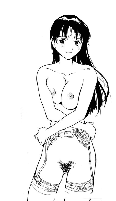 monochrome naked mania and coloring book 52 59 hentai image