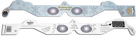 snowflake holiday specs american paper optics