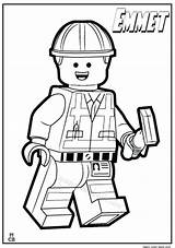 Lego Coloring Pages Movie Emmet Minifigure Printable Valentine Getdrawings Getcolorings Color Colorings sketch template