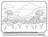 Coloring Pages Joshua Bible Land Promised Jericho Tabernacle Spies Color Caleb Para Drawing Calebe Niños Colouring Battle Simple School Exodus sketch template