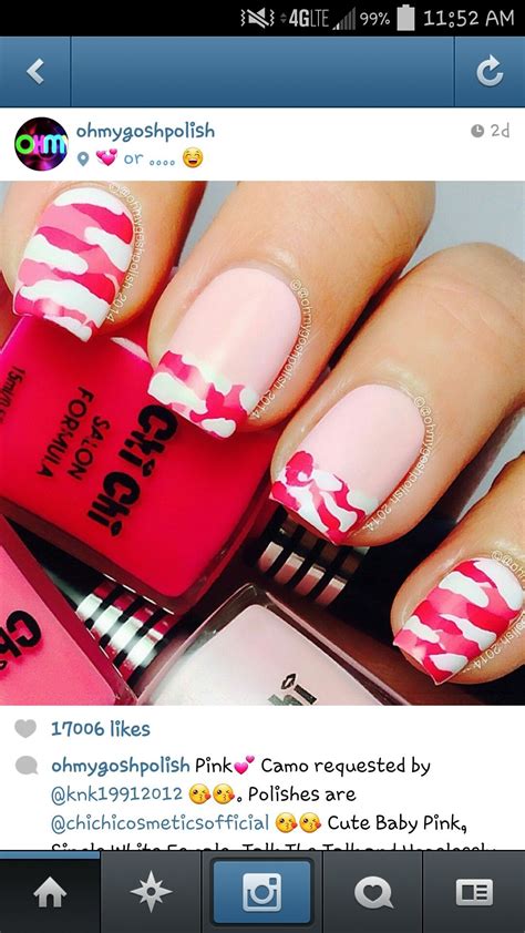 pin  rebecca  nails nails polish pink
