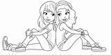 Coloring Bff Pages Friend Getdrawings sketch template