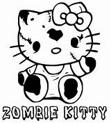 Kitty Hello Zombie Coloring Pages Color Stickers Cat Kids Sticker Decal Decals Printable Getdrawings Pick Choose Cute Getcolorings Board sketch template