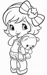 Coloring Pages Kids Girl Color Printable Getcolorings Little Print sketch template