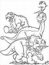 Coloring Land Before Time Pages Printable Color Bright Colors Favorite Choose Kids sketch template