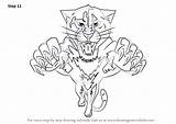 Florida Panthers Logo Draw Drawing Step Nhl Tutorials Drawingtutorials101 sketch template