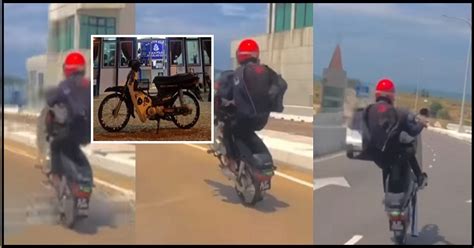 Buat Aksi ‘wheelie’ Di Terengganu Namun Terima ‘habuan’ Di Kelantan