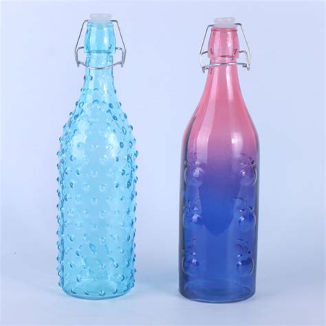 Glass Wine Storage Bottles With Swing Top Cap Zhaohaichina