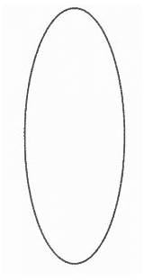 Shapes Ellipse Coloring Pages sketch template