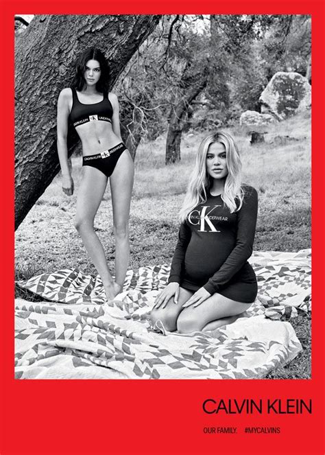Kardashians Jenners Sisters Kim Kardashian Kendall Jenner Calvin Klein