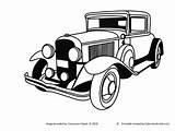 Coloring Car Race Pages Old Bing sketch template