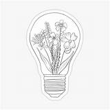 Bulb sketch template