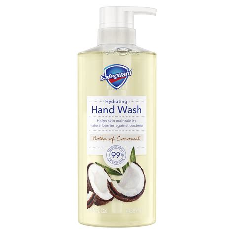 safeguard liquid hand soap nourishing notes  coconut  oz
