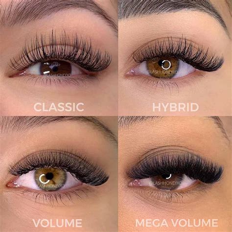 eyelash extensions styles choose    eye shape