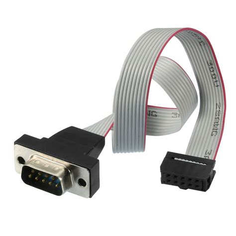db rs male   pin female serial port ribbon power cable adapter walmartcom walmartcom