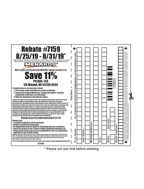 menards rebate form printable crossword puzzles bingo cards