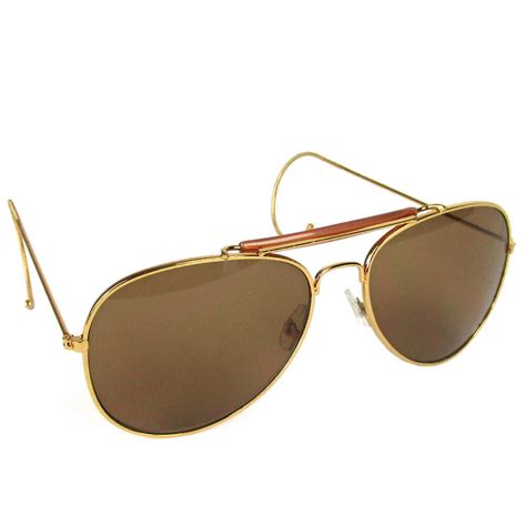 brown lens aviator sunglasses army outdoors