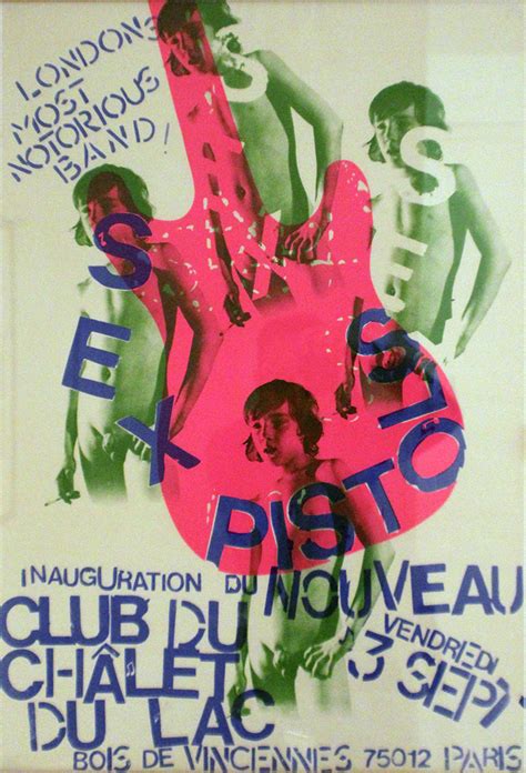 original sex pistols poster paris 1976 snap galleries limited