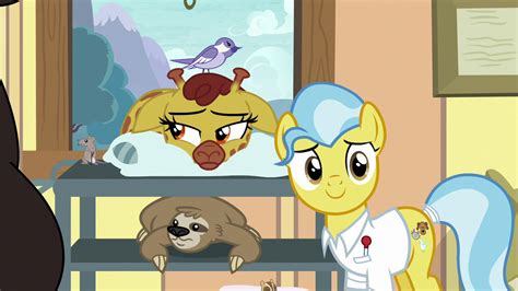 Image Dr Fauna Smiling At Fluttershy S7e5 Png My