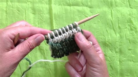 threading stitches  double knitting youtube