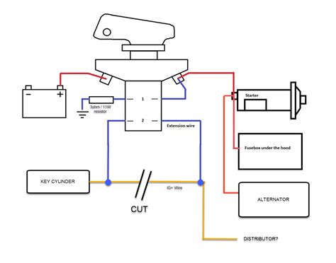 marine kill switch wiring diagram wiring draw  schematic