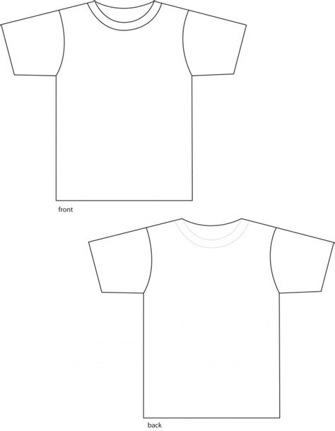 blank  shirt outline template awesome  outline    shirt