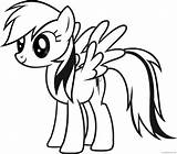 Pony Coloring Little Pages Coloring4free Dash Rainbow Printable Related Posts sketch template
